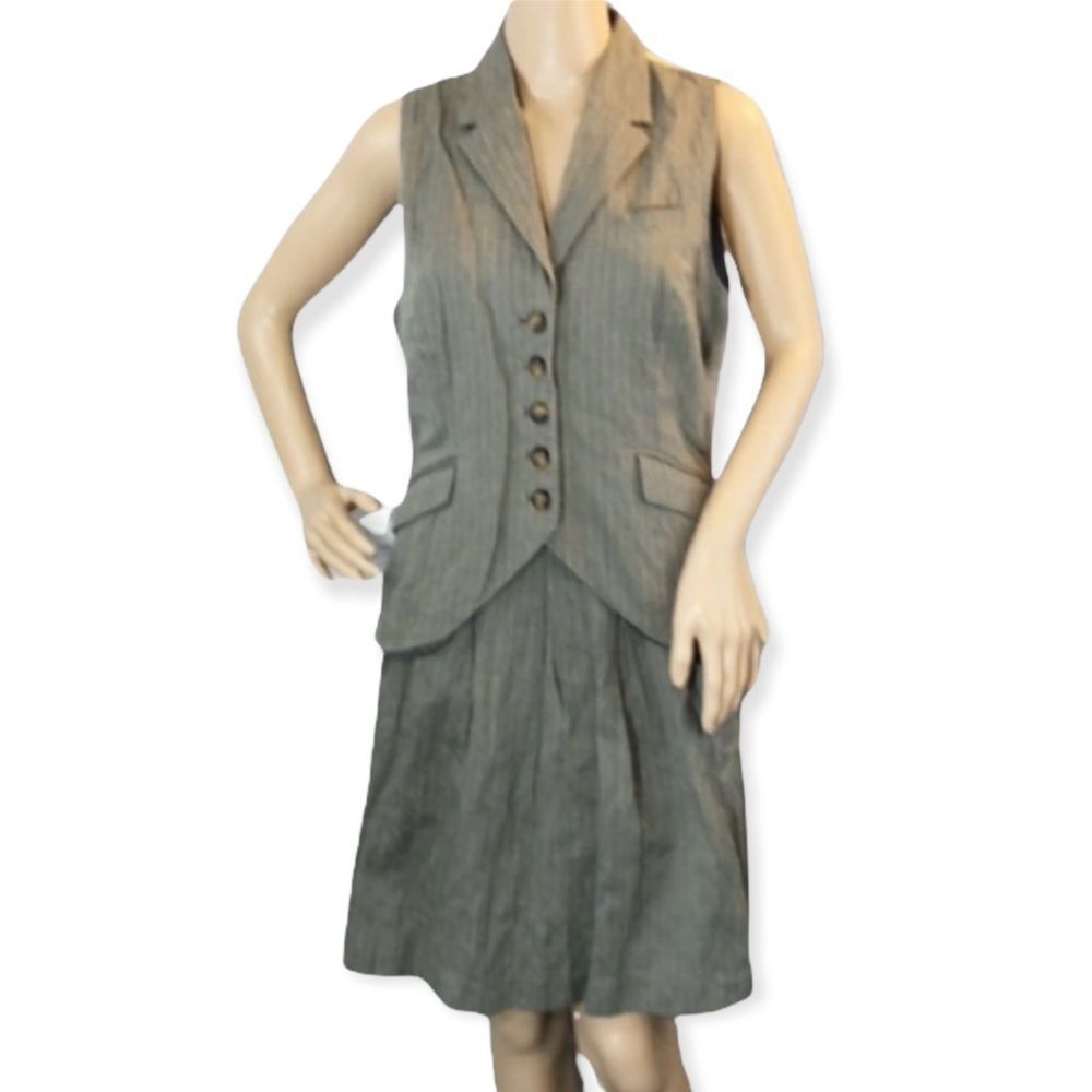 CAbi #175 Liverpool Riding Vest & Skirt Set M